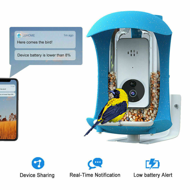 Smart Bird Feeder with Video and  Smartphone APP