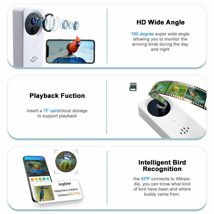 Smart Bird Feeder with Video and  Smartphone APP