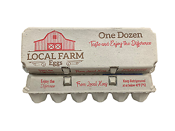 12-egg generic design egg cartons - 140 egg cartons